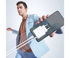Dudao L25L USB-A - Lightning kabelis 1 m 30 W su minkštu silikoniniu apvadu - baltas