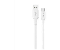 Dudao L2sT USB-A - USB-C 6A Cable 1.2m - Baltas