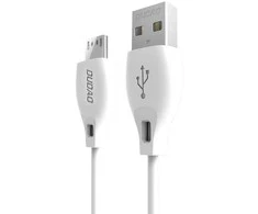 Dudao L4M USB-A - MicroUSB 2.4 A Cable 1m - Baltas