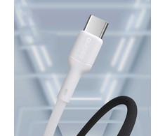 Dudao L9T 5A USB-A – USB-C kabelis 1m – baltos spalvos