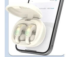 Dudao U20 Pro TWS Bluetooth belaidės ausinės – baltos spalvos
