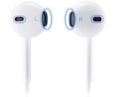 Dudao X14+ laidinės į ausis įdedamos ausinės su „Lightning“ jungtimi, 1,2 m – baltos
