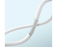 Dudao X3+ Įstatomos į ausis ausinės, su laidu, 3.5mm minijack - baltas