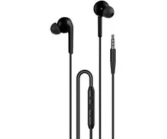 Dudao X3+ Įstatomos į ausis ausinės, su laidu, 3.5mm minijack - juodas