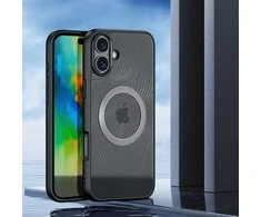 Dux Ducis dėklas AIMO MAG compatible su MagSafe skirtas Apple iPhone 16 Plus juodos spalvos