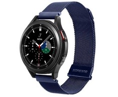 DUX DUCIS strap MILANESE stainless steel magnetic 20 mm mėlynas