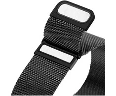 DUX DUCIS dirželis MILANESE nerūdijančio plieno magnetinis 47 mm juodas