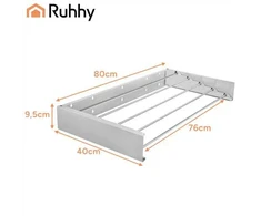 Ruhhy 80cm wall-mounted clothes dryer