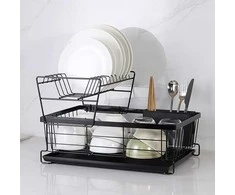 Ruhhy two-level dish drying rack