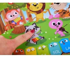 Jokomisiada Educational interactive organ with animals, sounds, melodies ZA5955