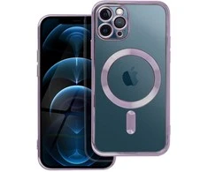 Dėklas Oem Case for iPhone 11 PRO Electro Mag Cover compatible with MagSafe violetinė