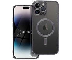 OEM dėklas, skirtas „iPhone 17 AIR“, „Electro Mag Cover“, suderinamas su „MagSafe“ (juodas)