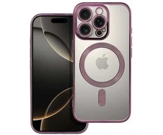 OEM dėklas, skirtas iPhone 16 PRO, Electro Mag dėklas, suderinamas su MagSafe violetine