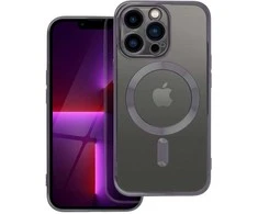 OEM dėklas, skirtas iPhone 13 PRO, Electro Mag dėklas, suderinamas su MagSafe juodas