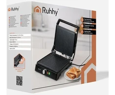 Ruhhy 26176 2000W Electric Grilis/Toaster