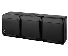 Trivietis kištukinis lizdas ELEKTRO-PLAST HERMES, IP44