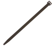 Tvirtinimo dirželis Elematic, 7,8 x 180 mm, juodas
