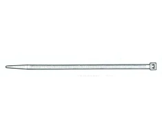 Tvirtinimo dirželis Elematic, 7,5 x 540 mm, juodas