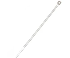 Tvirtinimo dirželis Elematic, 2,5 x 98 mm, baltas