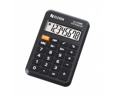 ELEVEN pocket skaičiuotuvas LC-210NR juodas