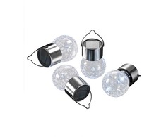 Elight Dārza Dekors Saules IP65 LED Solo Laternas karājamais spuldzes stils (9x6cm) ar tumšuma sensoru
