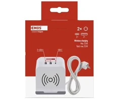 Emos EXTENSION 2 SOCKETS Baltas 2XUSB-A+C 2M