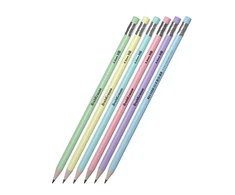Grafitinis tribriaunis pieštukas PASTEL, ErichKrause, HB, su trintuku