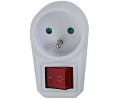 Esperanza ELK301W elektros skirstytuvas 1 lizdo jungiklis Baltas