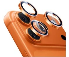ESR Armorite Camera Lens Glass for iPhone 17 Pro / Max / 15 Pro / Max / 16 Pro / Max / 17 Pro / Max - Oranžinis