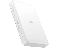 ESR Qi2 MagSlim 10000 mAh magnetinis maitinimo blokas (baltas)