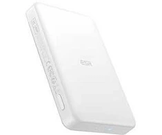 ESR Qi2 MagSlim 10000 mAh magnetinis maitinimo blokas (baltas)