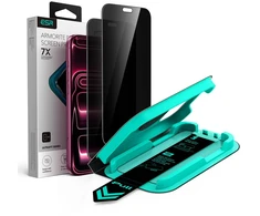 PRIVATUMĄ UŽTIKRINANTIS STIKLAS ESR ULTRAFIT ARMORITE GRŪDINTAS STIKLAS 2 VNT. iPhone 18 PRO PRIVACY