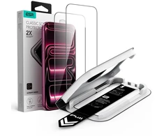 Grūdintas stiklas ESR ULTRAFIT Classic TEMPERED GLASS 2-PACK, skirtas iPhone 17 PRO MAX / 18 PRO MAX, juodas