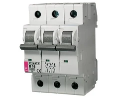 Automatinis jungiklis Eti MAT6, 3P, C, 13A, 6kA