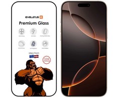 Evelatus 3D Pilna Pārklājuma Stikls iPhone 15 Pro Corning Gorilla Stikls 10X Spēcīgāks Antistatisks Melns Rāmītis