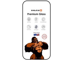 Evelatus 3D Pilna Seguma Stikls iPhone 15 Pro Max Corning Gorilla Glass 10X Spēcīgāks Anti-Statiskā Melnā Rāmī