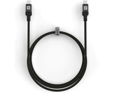 Evelatus FlexCharge USB-C USB-C 2m 60W Pītā Kabeļa Melns