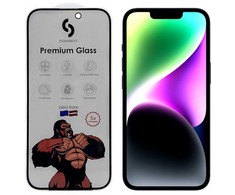 Evelatus iPhone 14/13/13 Pro/16e/SE4 Privātuma Gorilla Stikla Ekrāna Aizsargs Pilns Pārklājums Pret Statiku