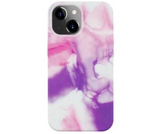 Dėklas Evelatus iPhone 15 Premium Silikona Vāks Ar Drukātu Dizainu Violets