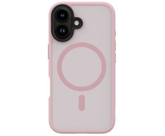 Evelatus iPhone 16 hibrīdais apvalks MagSafe PC + TPU rozā
