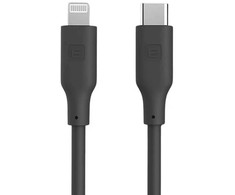 Evelatus SoftPower MFI kabelis USB-C uz Lightning 1.2M 60W 3A Silikons Melns