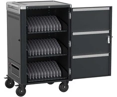 Ewent EW1701 portable device management cart/cabinet Portable device management cabinet Juodas, Pilkas