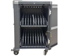 Ewent EW1703 portable device management cart/cabinet Juodas, Pilkas
