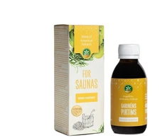 Garinės pirties citrinų ir rozmarinų ekstraktas MĖTA, 150 ml