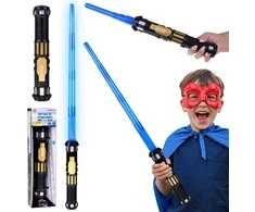 Jokomisiada Extendable Light Saber of a Star Warrior – Light &amp; Sound ZA5888