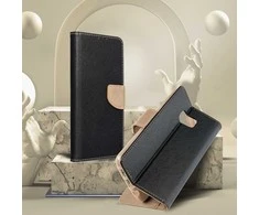 Dėklas Oem Flip case for iPhone 15 PRO Fancy Book juodas / auksinis