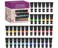 Acrylic paints 20ml - 36 pcs Maaleo
