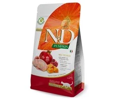 FARMINA moliūgas N&amp;D Neutered Quail - sausas kačių maistas - 5kg