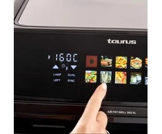 Gruzdintuvė be riebalų su ilgu krepšeliu ir grotelėmis Taurus 973004000