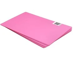 Oem Plėvelė galiniam viršeliui 180 x 120 mm 10 vnt. - rožinė su brokatu